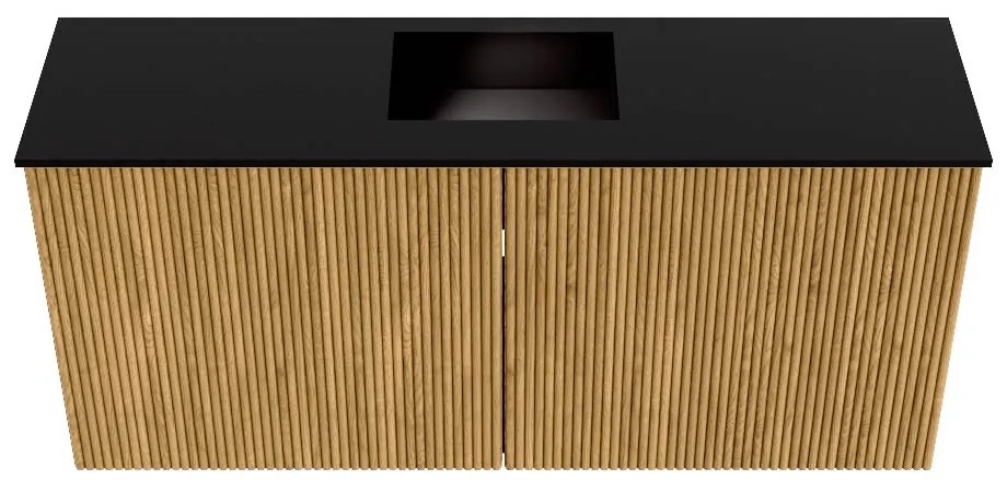 Mondiaz Joya 90cm toiletmeubel oak met wastafel faye midden 1 kraangat urban