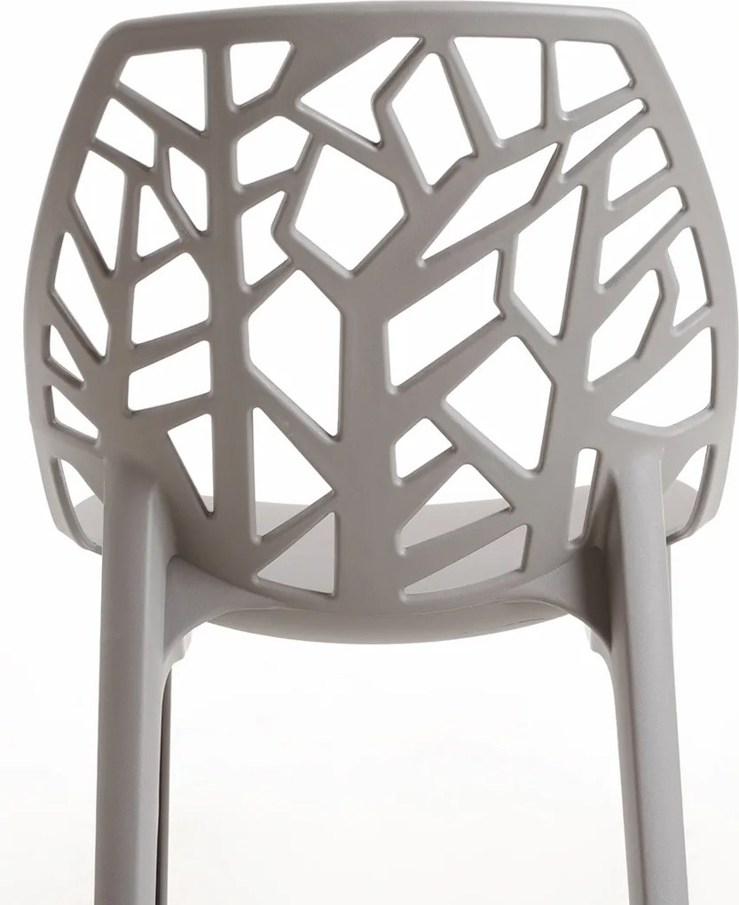 Set 4 Hissar Polypropyleen Stoelen