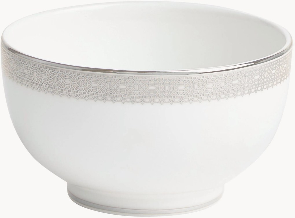 Fine Bone China snackkom Vera Wang Lace Platinum