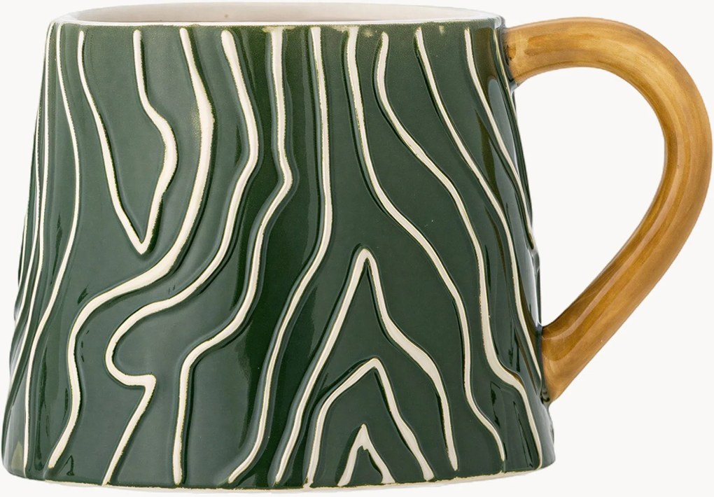 Handbeschilderde mokken Woodsby, 4-delig