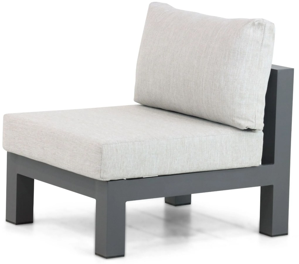 Hoek loungeset 6 personen Aluminium Grijs Lifestyle Garden Furniture Luca