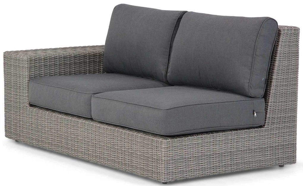 Dining Loungeset 5 personen Wicker Grijs Garden Collections New Castle
