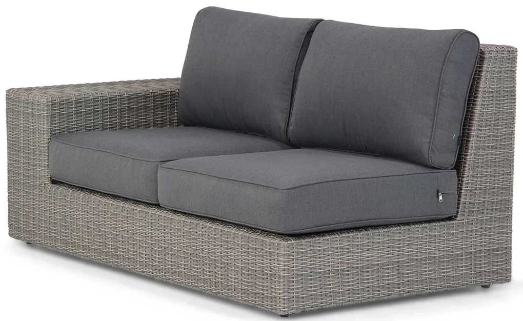 Hoek loungeset 5 personen Wicker Grijs Garden Collections Oxford