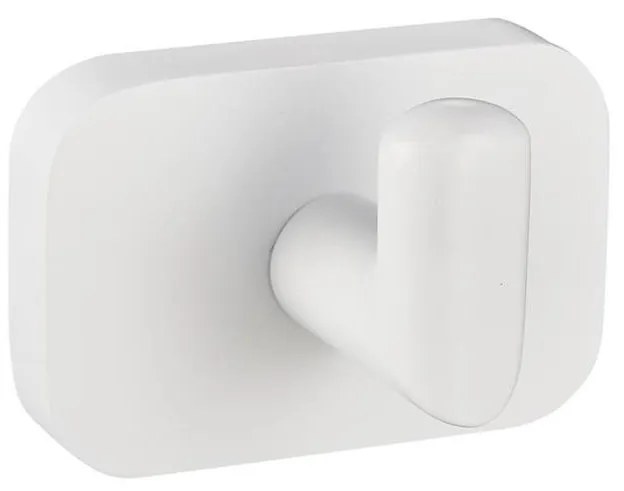 Eastbrook Asti messing handdoekhaak wit mat