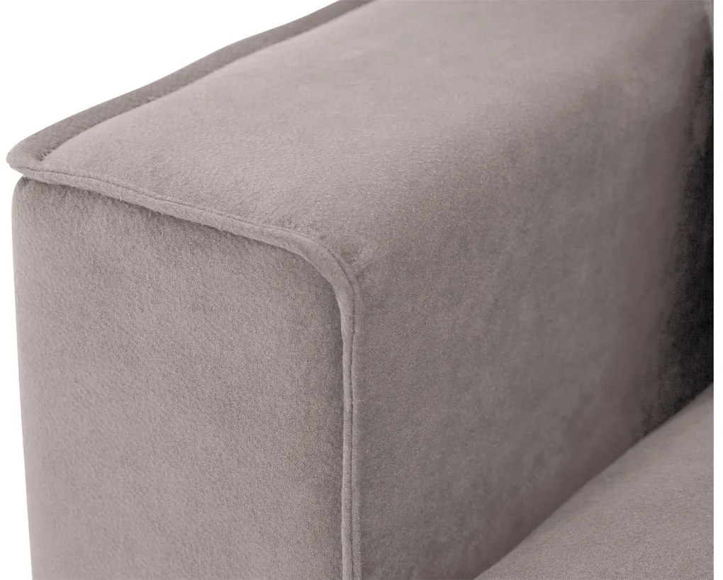 Goossens Bank Jonas beige, stof, 3,5-zits, urban industrieel