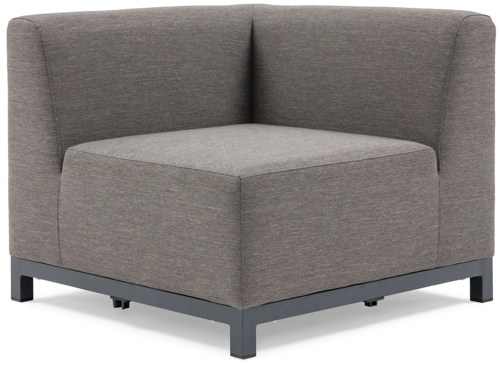 Hoek loungeset 6 personen Outdoor textiel Grijs De Laan Projects