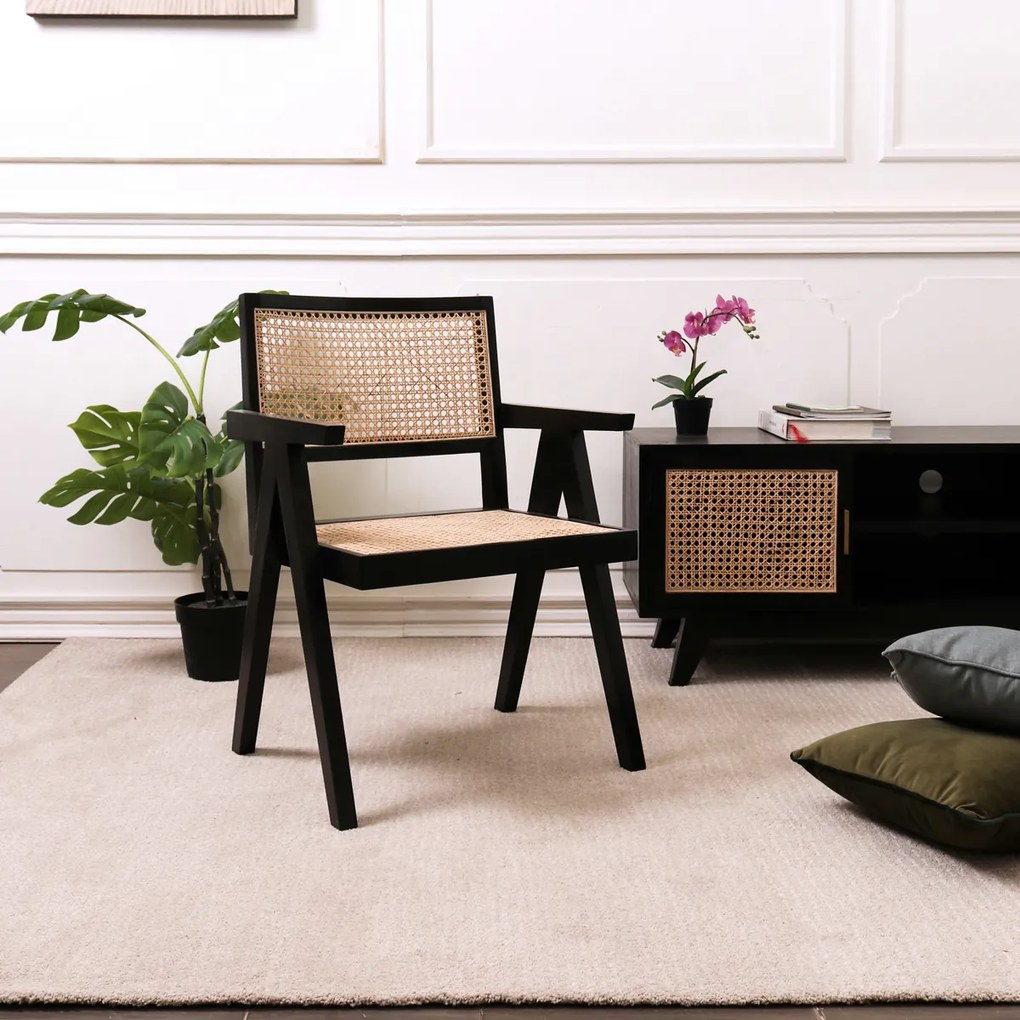 Retro Fauteuil Met Webbing