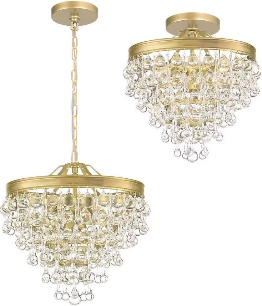 KRISTALLEN HANGLAMP APP1621-3CP Gold