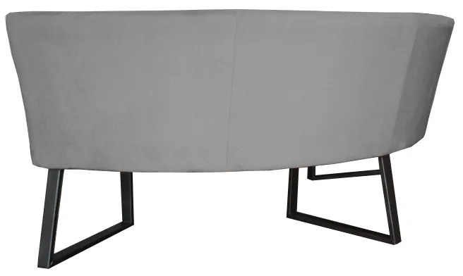 Eetkamerbank - Hengelo - stof Element lichtgrijs 04 - geschikt voor tafel 150 cm