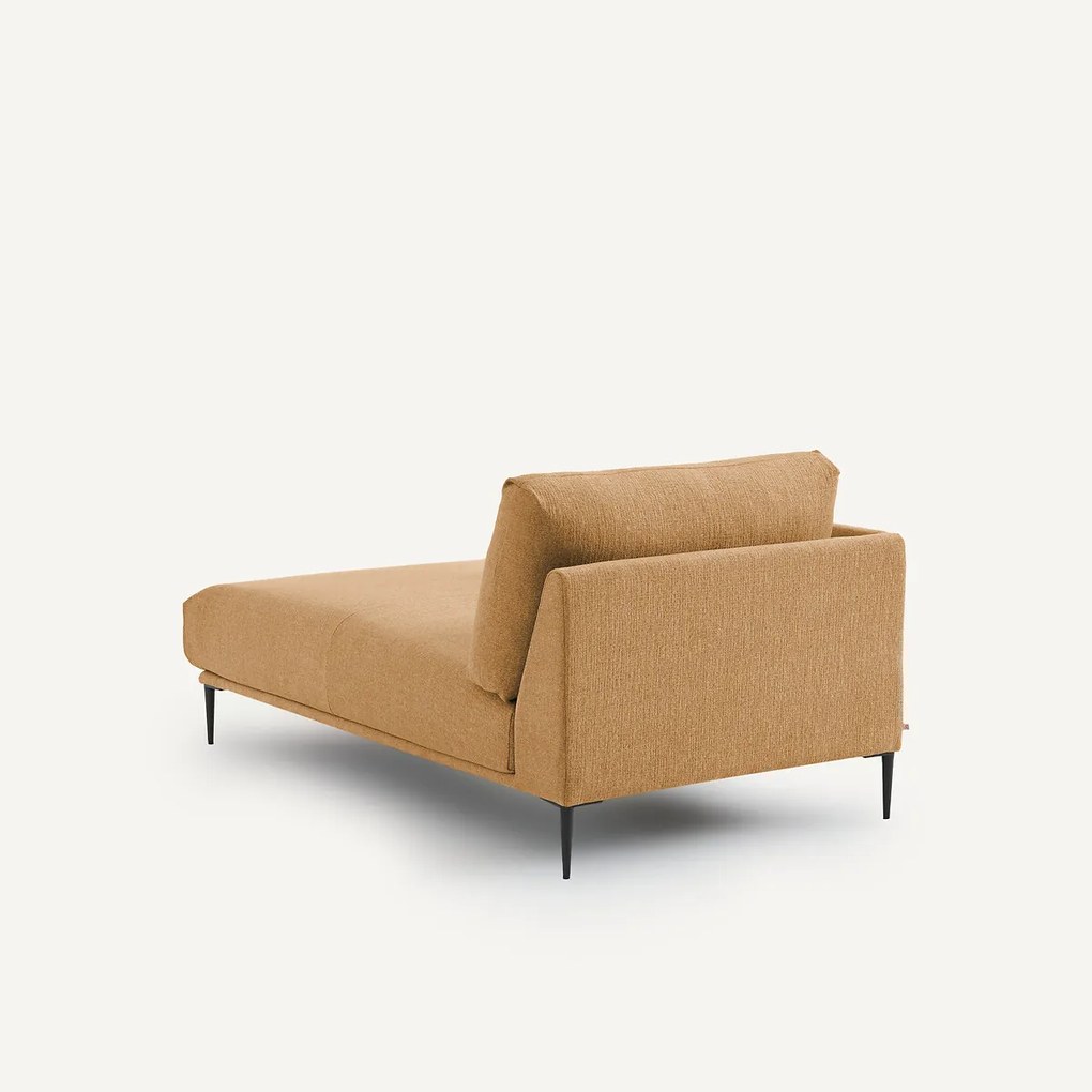 Longchair van gerecycled chenille, OSCAR, ontwerp Emmanuel Gallina