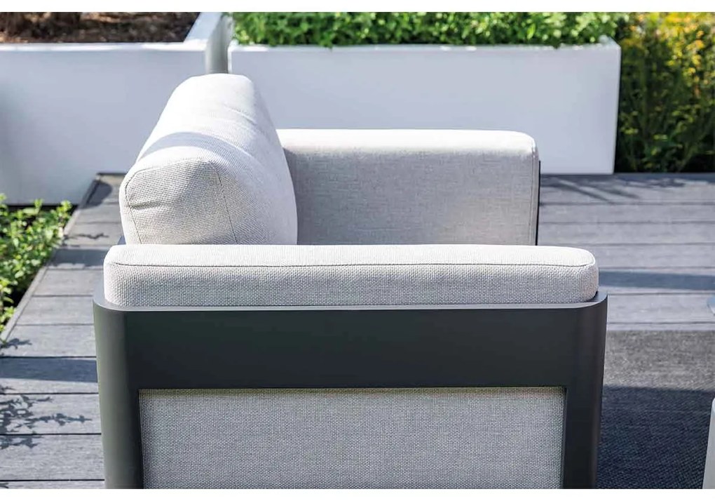 Garden Impressions Medellin loungeset 5-delig - donker grijs