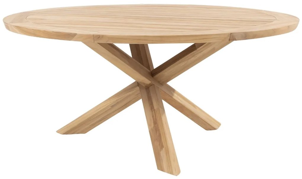 4 Seasons Outdoor Lugano tuinset teak met Prado tafel Ø 160 cm * Sale *  Tuinset    houtkleur weerbestendig