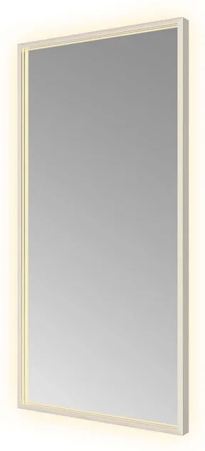 Hotbath &MORE Spiegel direct en indirect LED color changing spiegelverwarming met afstandsbediening RVS 316 SQU510IX
