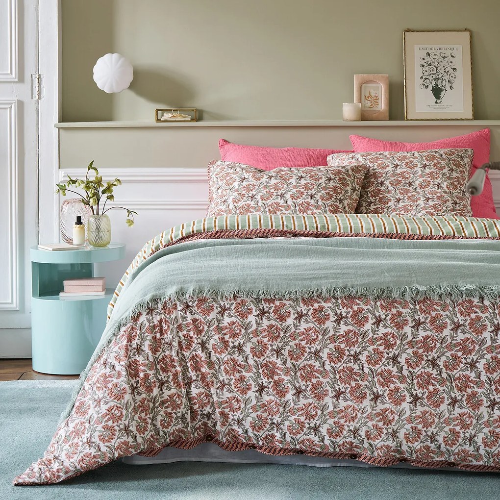 Wand- of plafondlamp, messing en opaline glas, AMIA