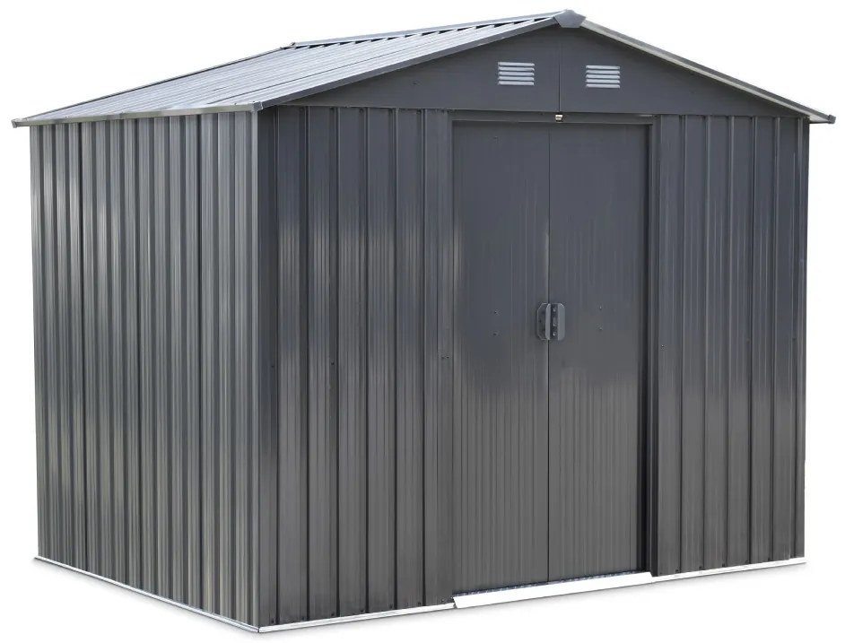 Metalen gereedschapshuis Helsinki 2,4 x 1,7 m Store Boss antraciet