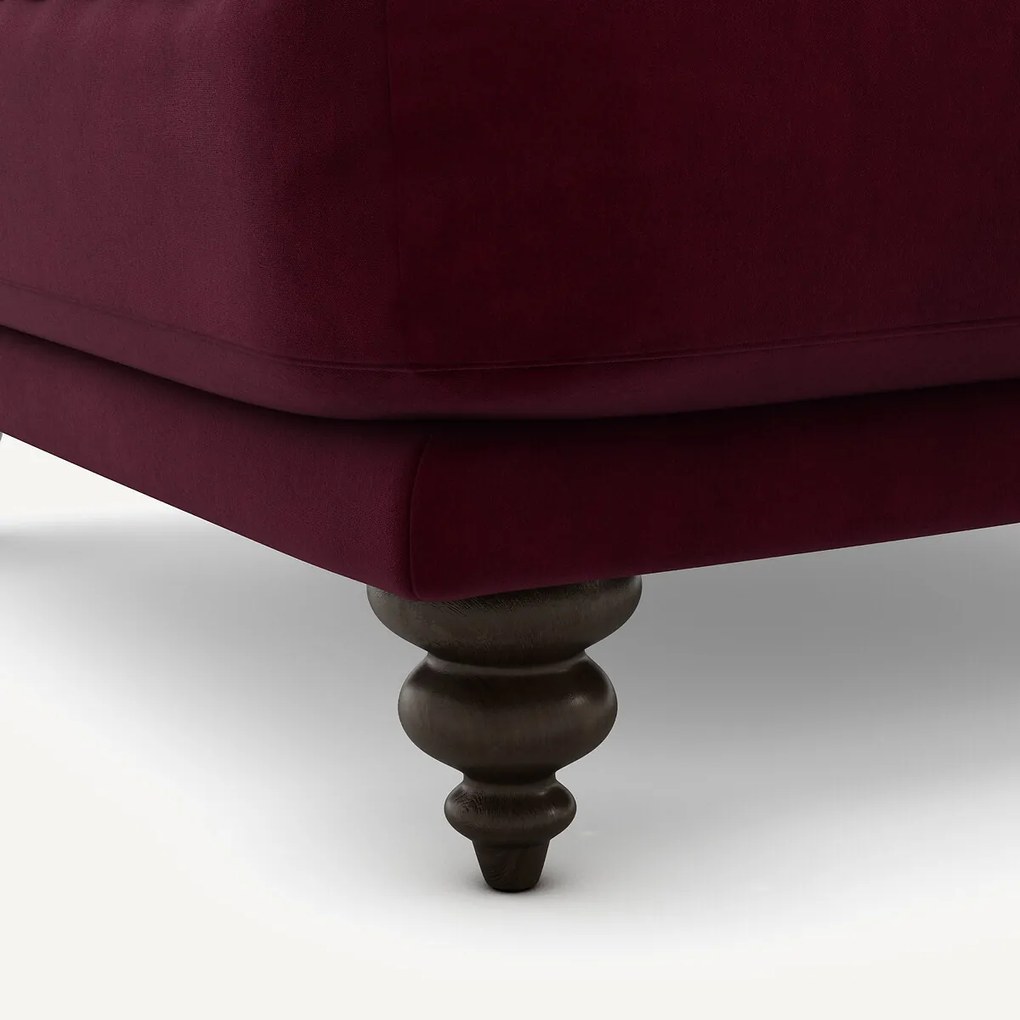 Voetenbank in fluweel, Lazare