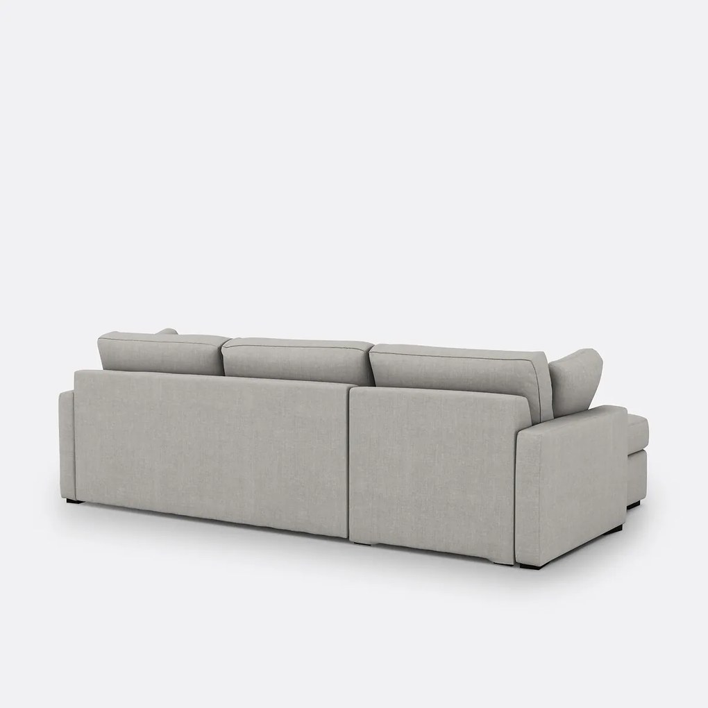 4-zits hoekbank, omvormbaar, in katoen en linnen, Comfort Bultex®, TIMOR