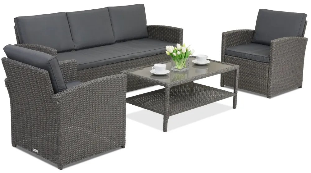 Tuinmeubelen Monaco Coffee 5 Garden Point antraciet