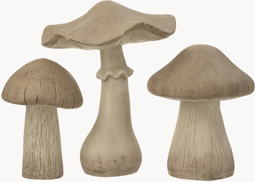 Decoratieve objecten Pilz, 3-delig