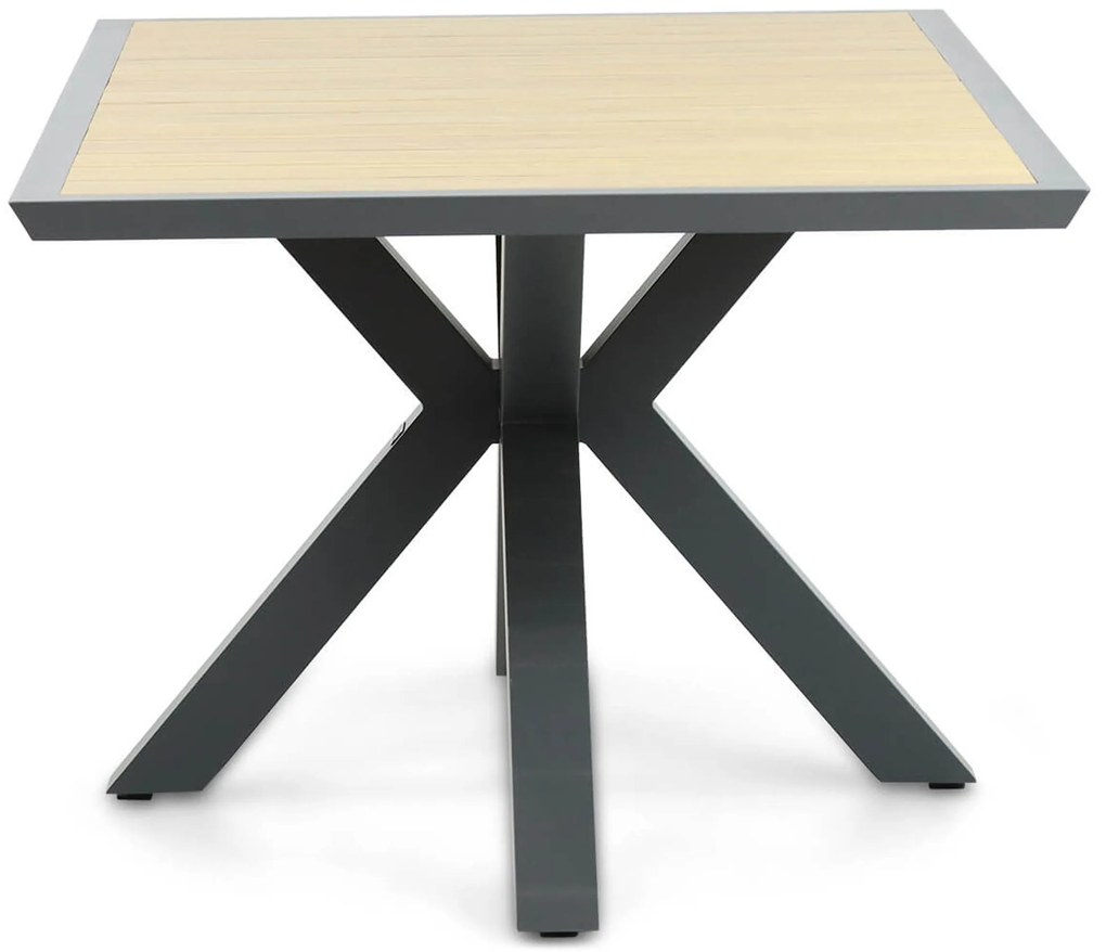 Tuinset 4 personen 181 cm Aluminium Grijs Lifestyle Garden Furniture Marietta/Palermo