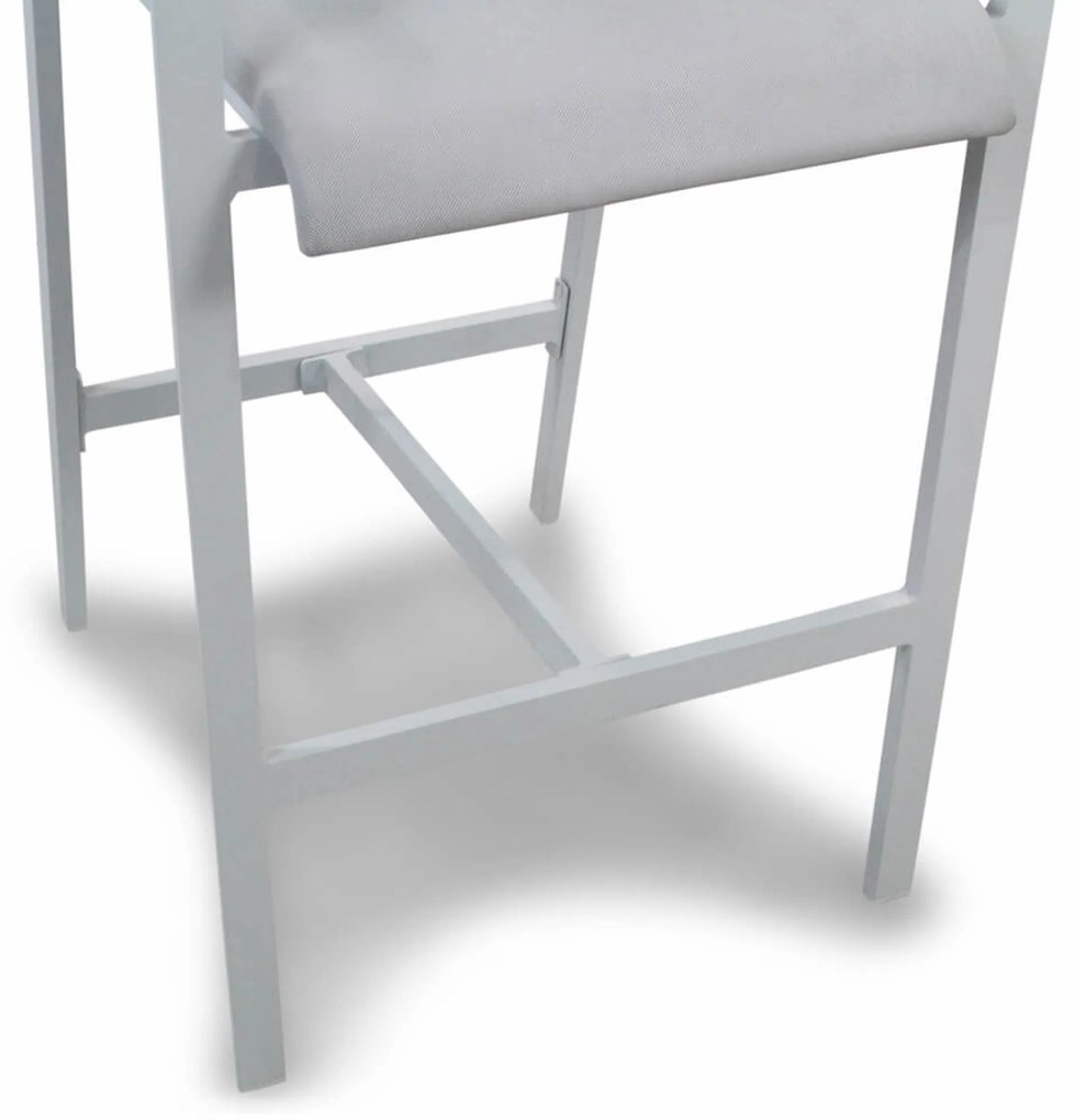 Barstoel Aluminium Wit Lifestyle Garden Furniture Brandon  wit