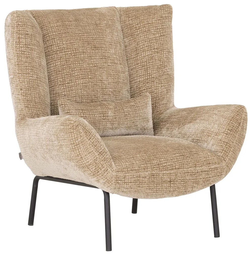 Must Living Astro Zandkleur Fauteuil Met Lendekussen