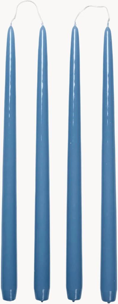 Handgemaakte dinerkaarsen Smooth,4-delig