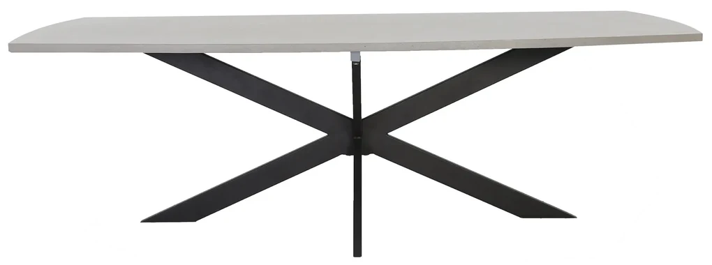 The Outsider Tuintafel Ovaal - Madison 2.0 - 240cm - Betonlook - Kruispoot - The Outsider