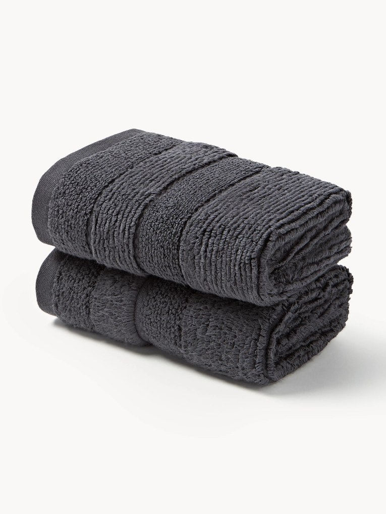 Handdoek Luxe met gestreepte rand, in verschillende formaten