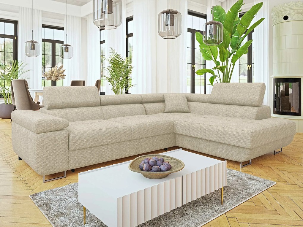 Hoekbank Comfivo Vinetum I, Aanwezig, Aanwezig, 274x203x70cm, 151 kg, Poten: Kunststof, Metaal