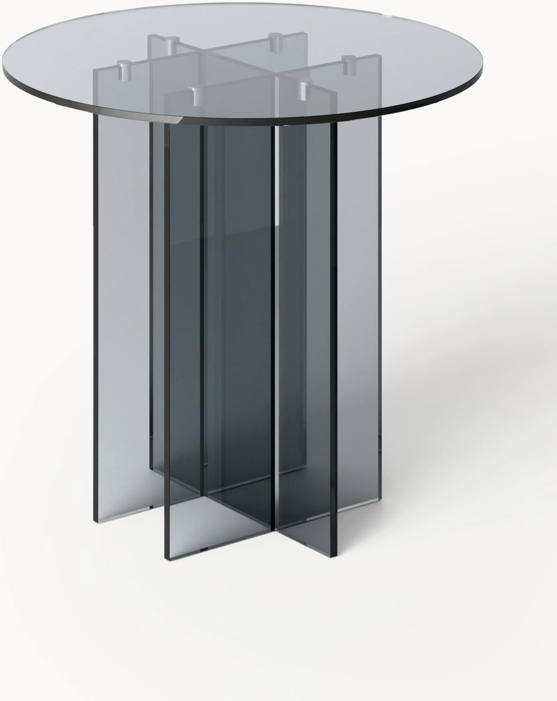 Ronde glazen eettafel Anouk, in verschillende formaten