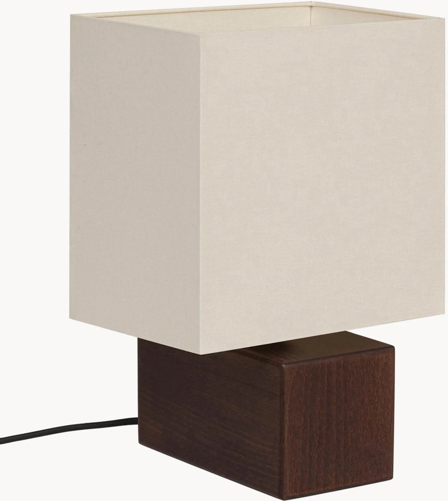 Tafellamp Zam op beukenhouten voet