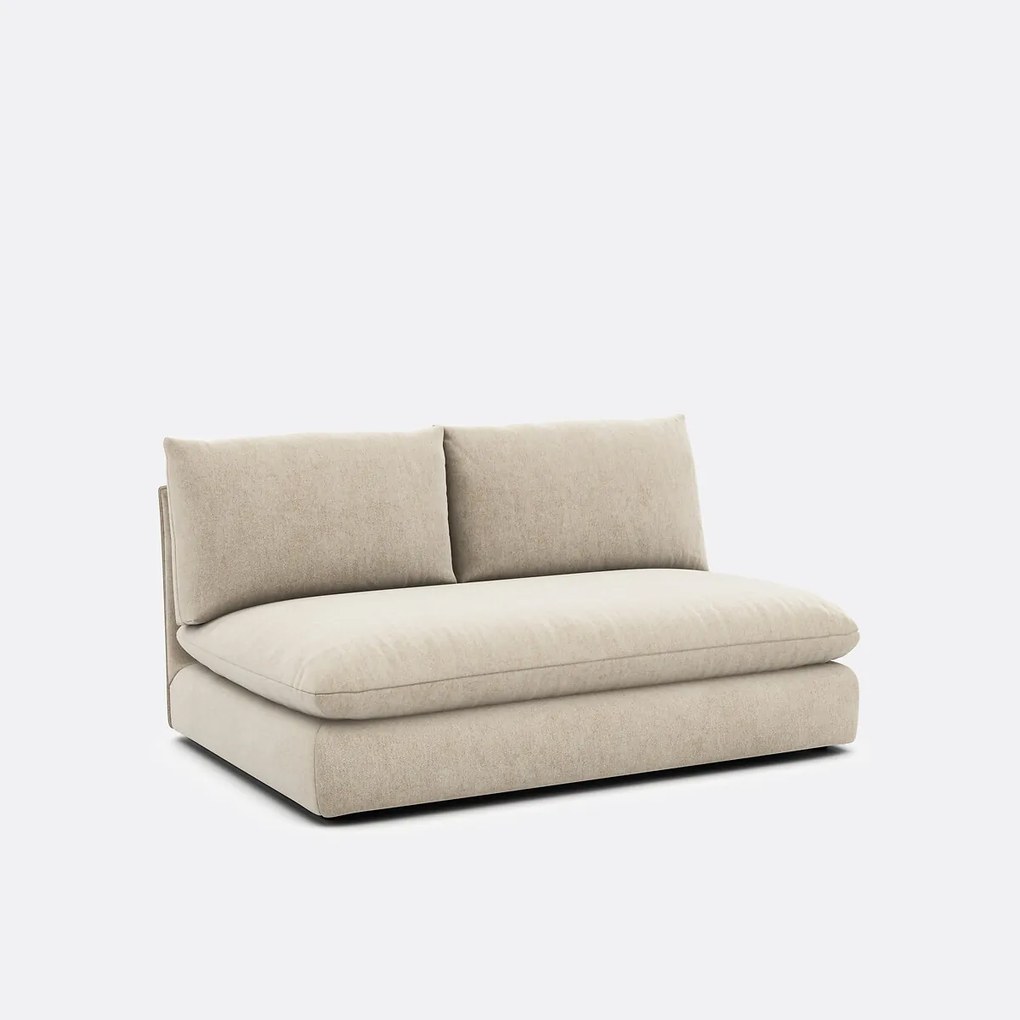 Modulaire 2-zitsbank.gemêleerd polyester, Malo