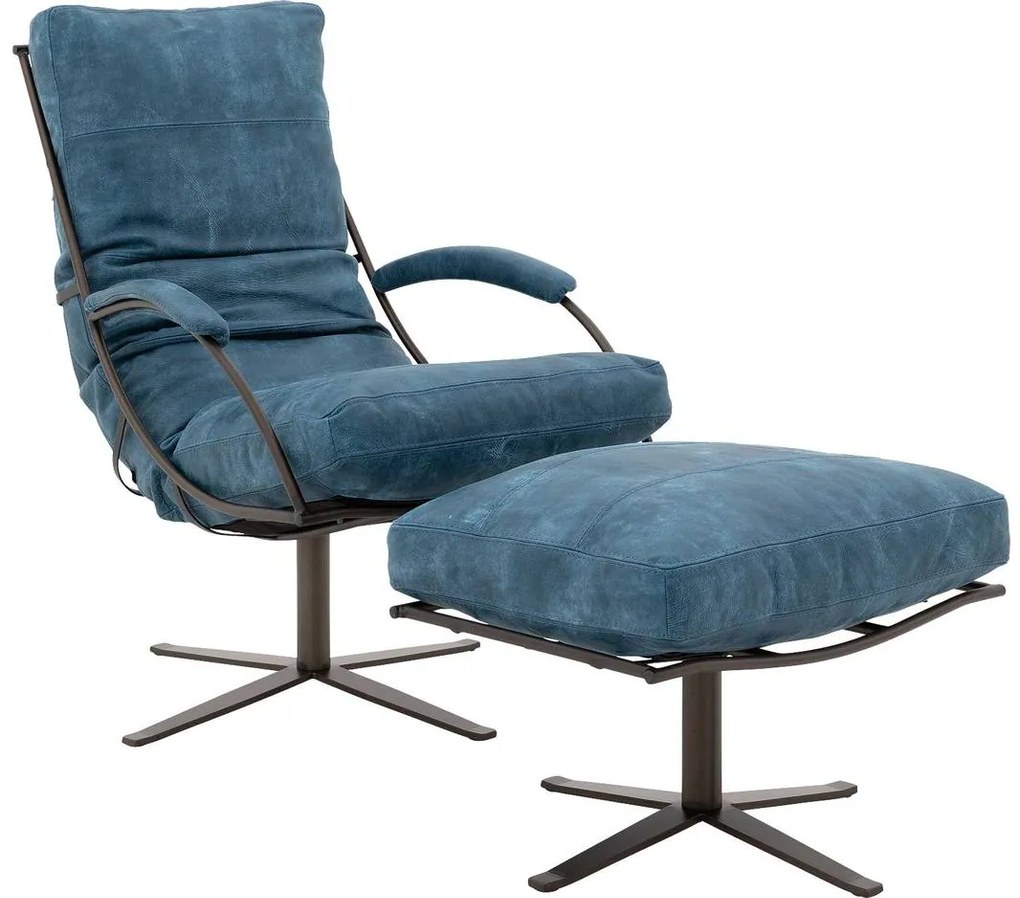 Goossens Excellent Draaifauteuil Job, Fauteuil met arm