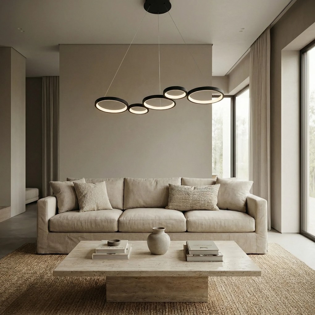 PLAFOND HANGENDE LAMP APP1923-CP BLACK