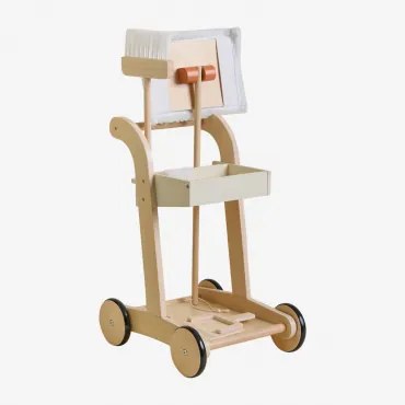Ashley Kids Houten Schoonmaakkar Houtbruin - Sklum