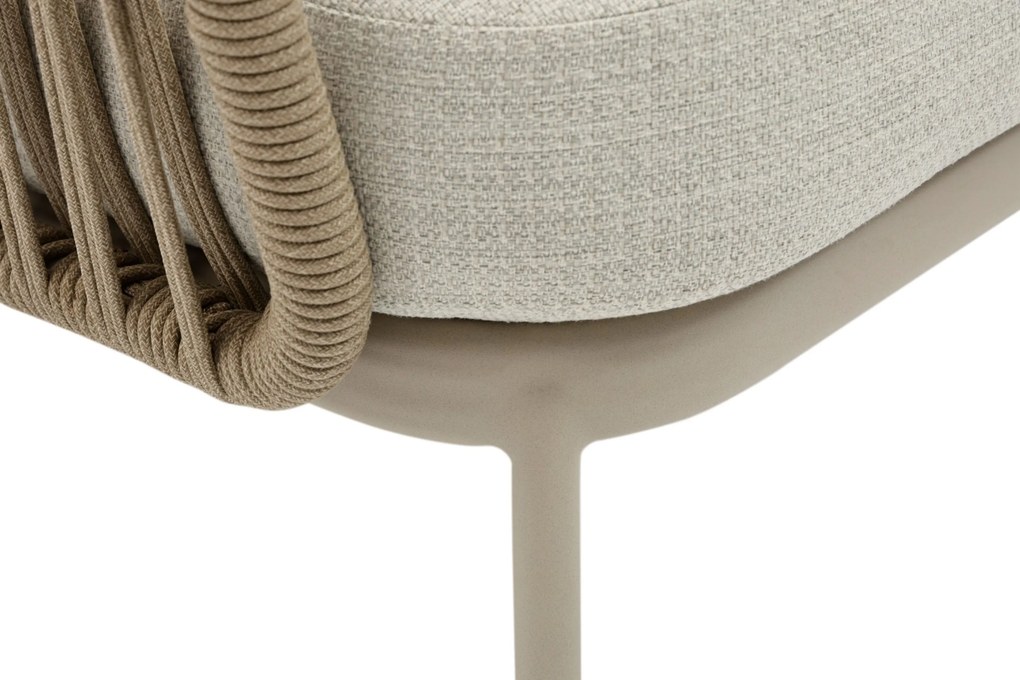 Hoek loungeset 5 personen Rope Taupe  Coco Elara