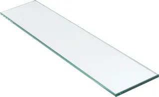 Planchet met glasplaat (lxhxd) 600x40x120mm planchet glas planchet helder glas
