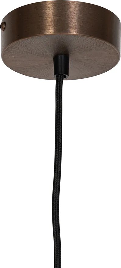 Smart hanglamp donkerbrons incl. Wifi GU10 50mm - Tubo