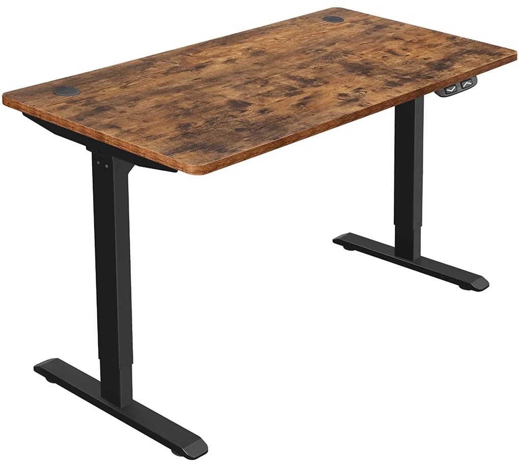 Nancy's Kingman Bureau - Elektrisch Verstelbaar - Zit-Statafel - Werkplek - Industrieel - 140 x 70 cm