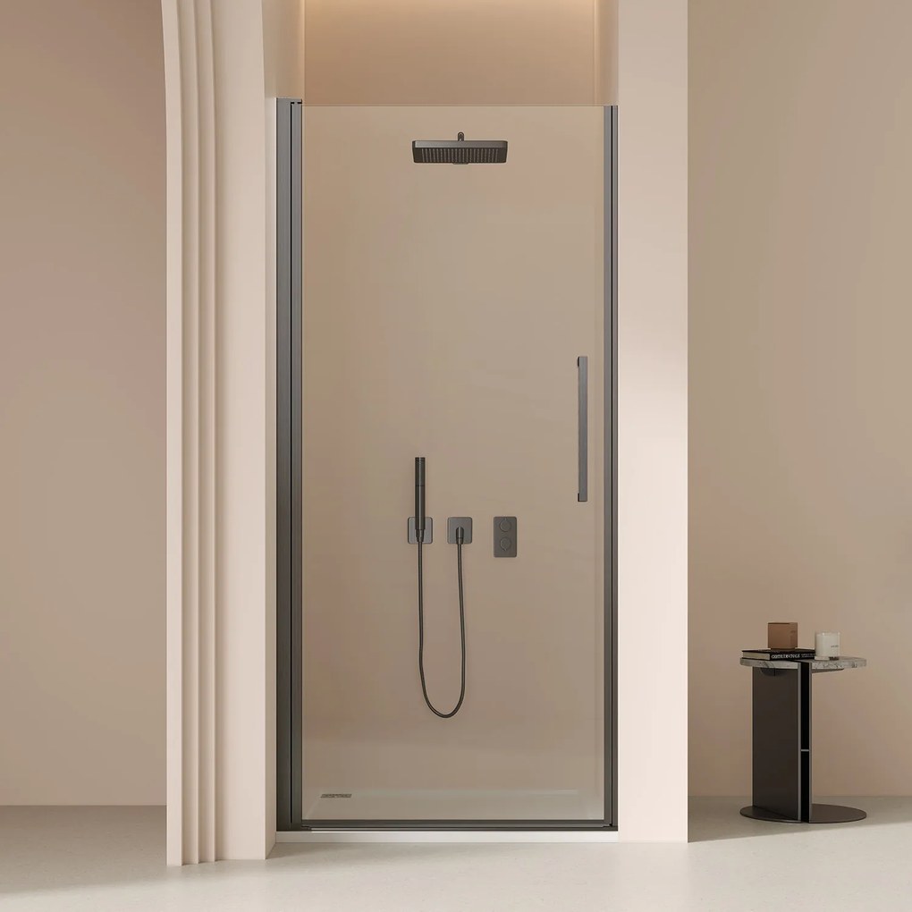 Saniclear Clearline douchedeur 100cm verouderd ijzer - gunmetal
