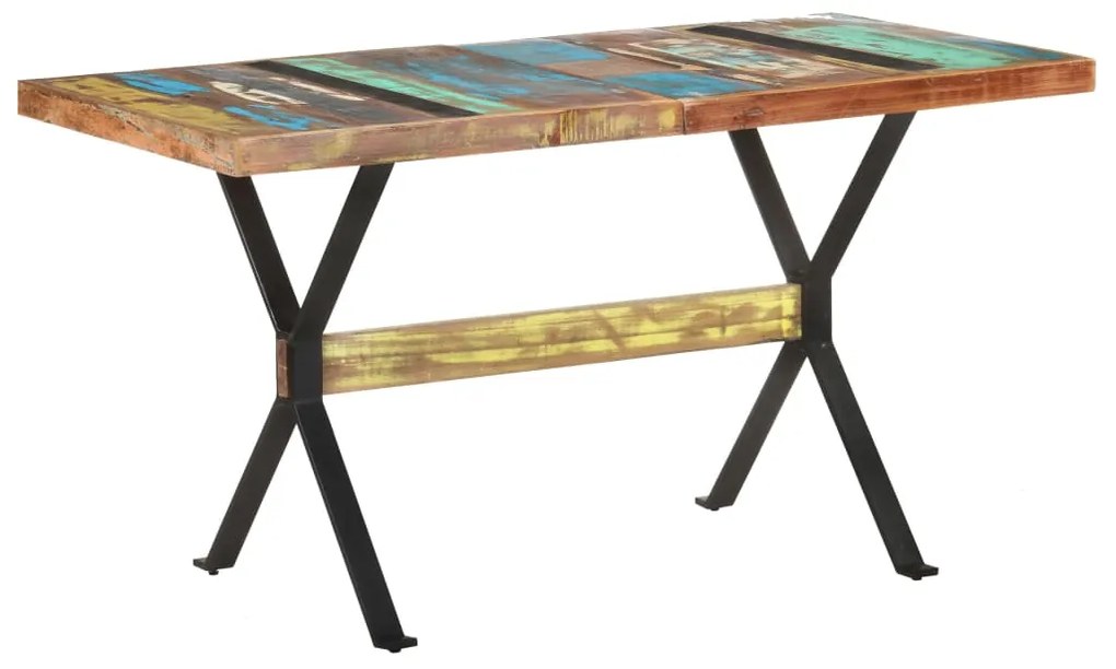 Medina Eettafel 140x70x76 cm massief gerecycled hout