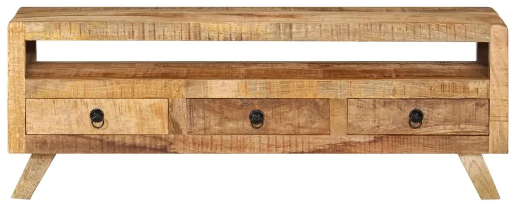 vidaXL Tv-meubel 110x30x40 cm massief mangohout