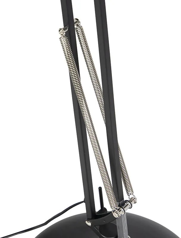 Smart vloerlamp zwart verstelbaar incl. Wifi A60 - Hobby