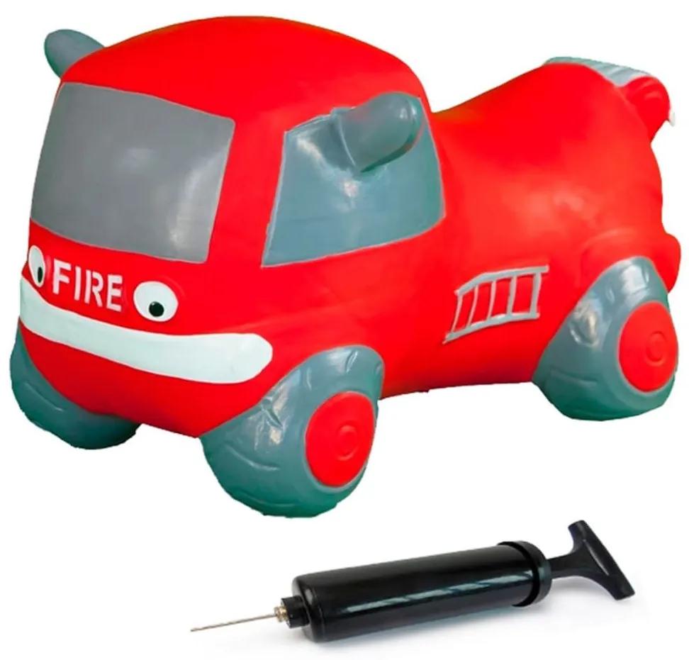 JAMARA Skippybal brandweerauto met pomp rood