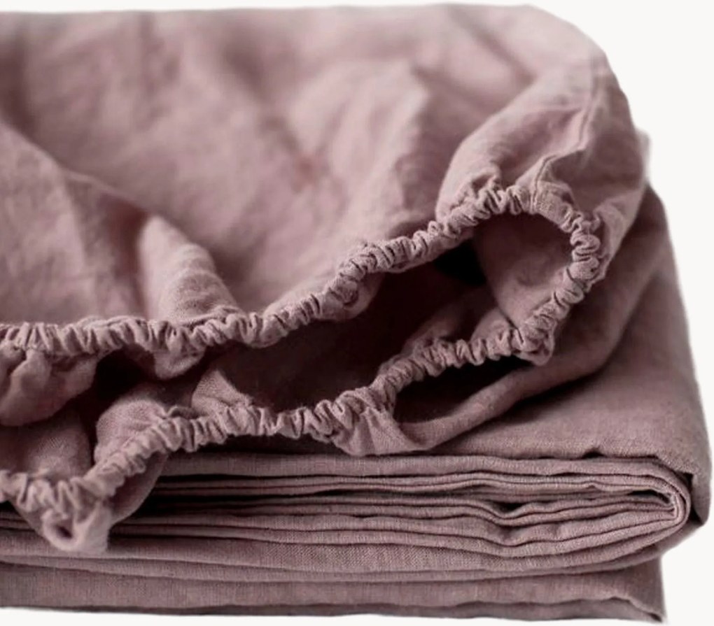 Linnen hoeslaken Ashes of Roses