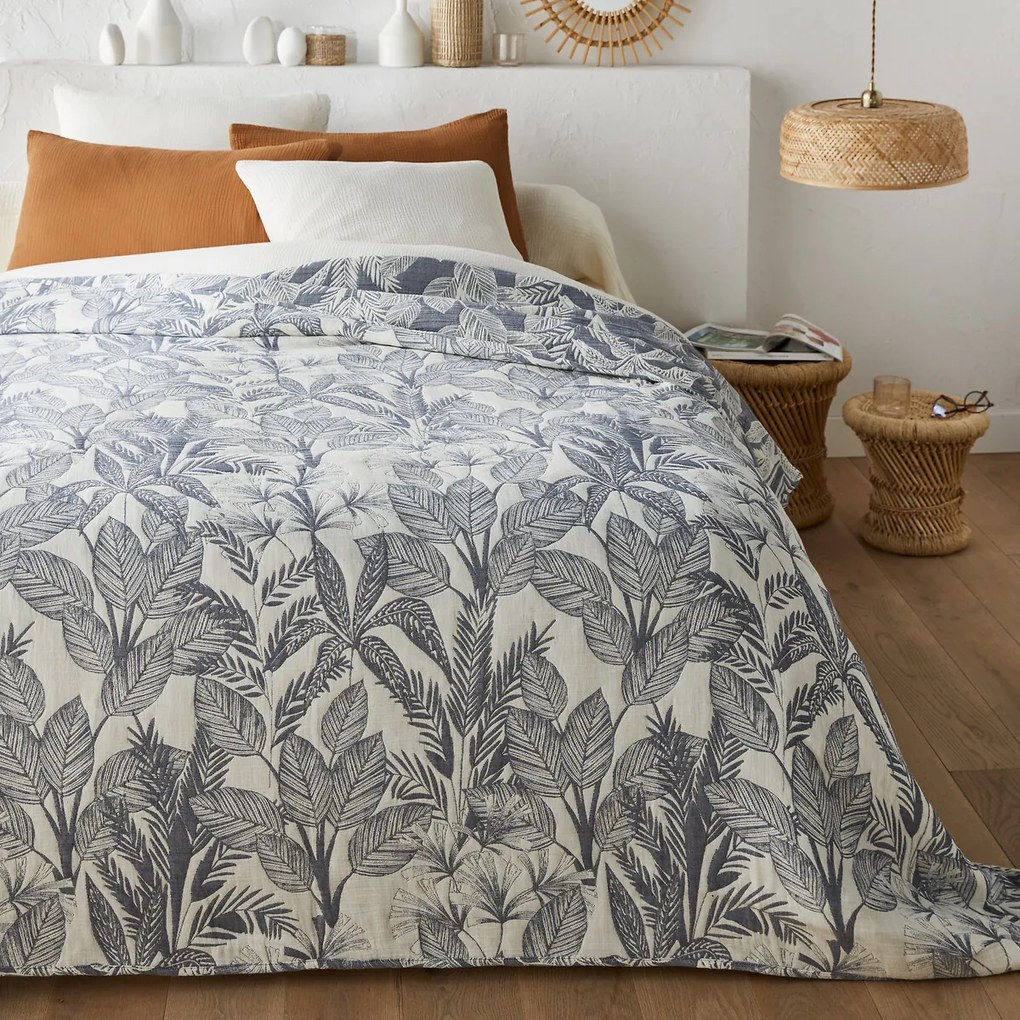 Beddensprei in jacquard, omkeerbaar, Siamang