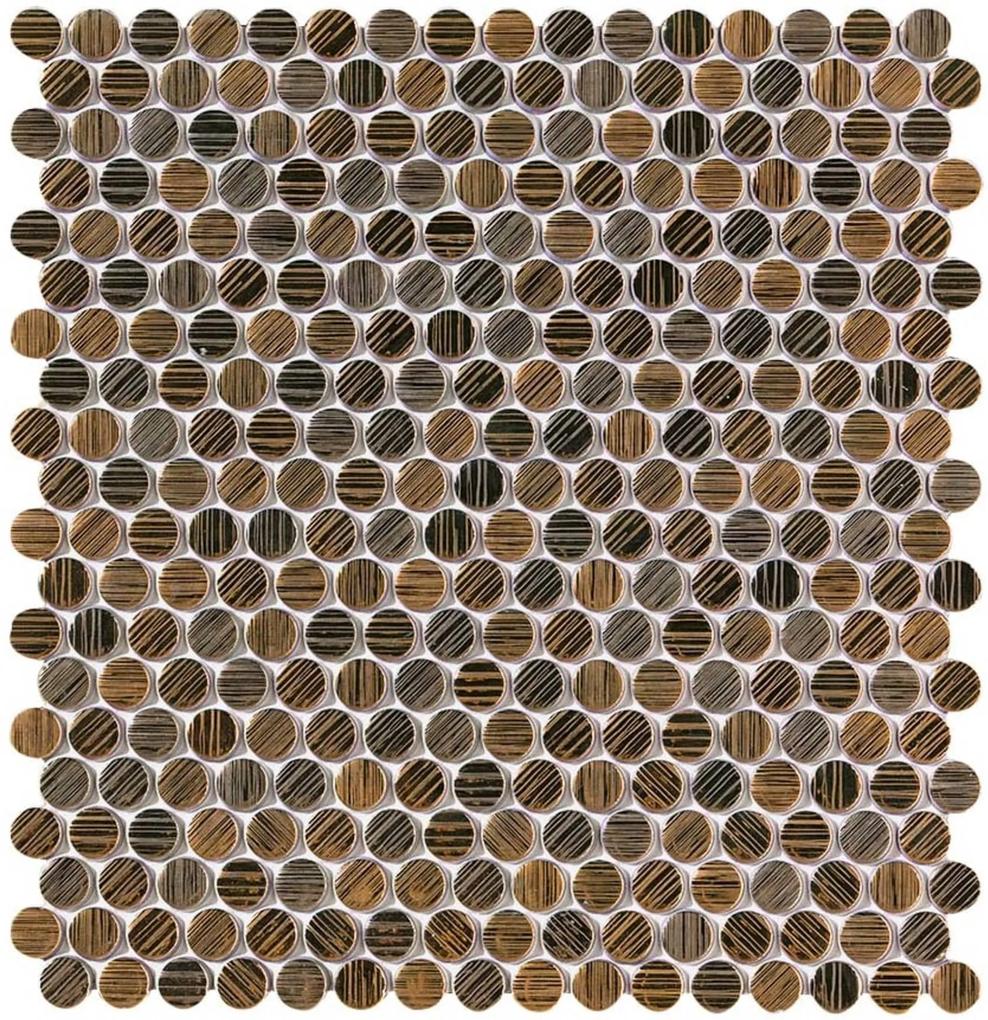 Mek Tegelmat Circles 29x31 cm Goud