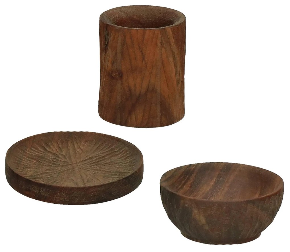 3-delige eierdopjes set Kerf | Pomax