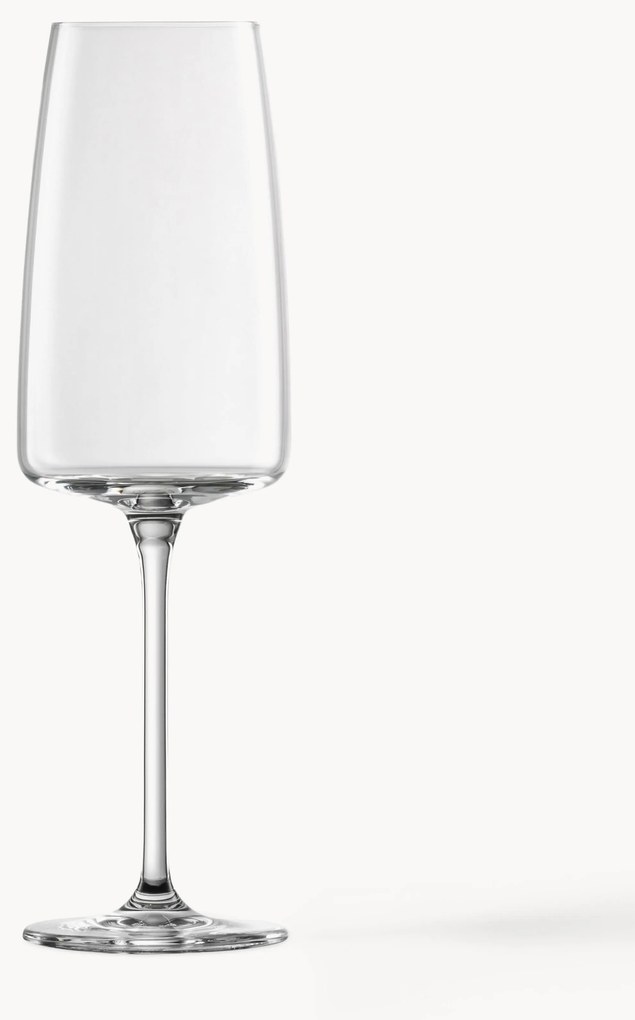 Kristallen champagneglazen Vivid Senses, set van 2
